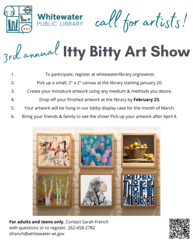 gallery wall with 6 paintings of artworks